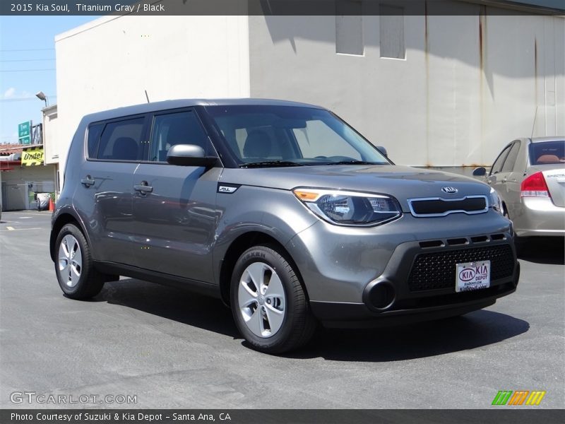 Titanium Gray / Black 2015 Kia Soul
