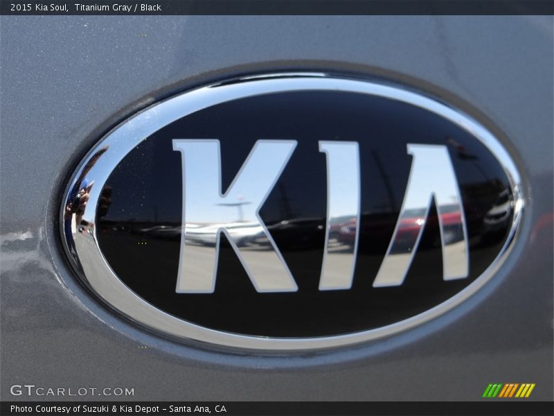 Titanium Gray / Black 2015 Kia Soul