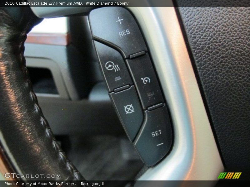 White Diamond / Ebony 2010 Cadillac Escalade ESV Premium AWD