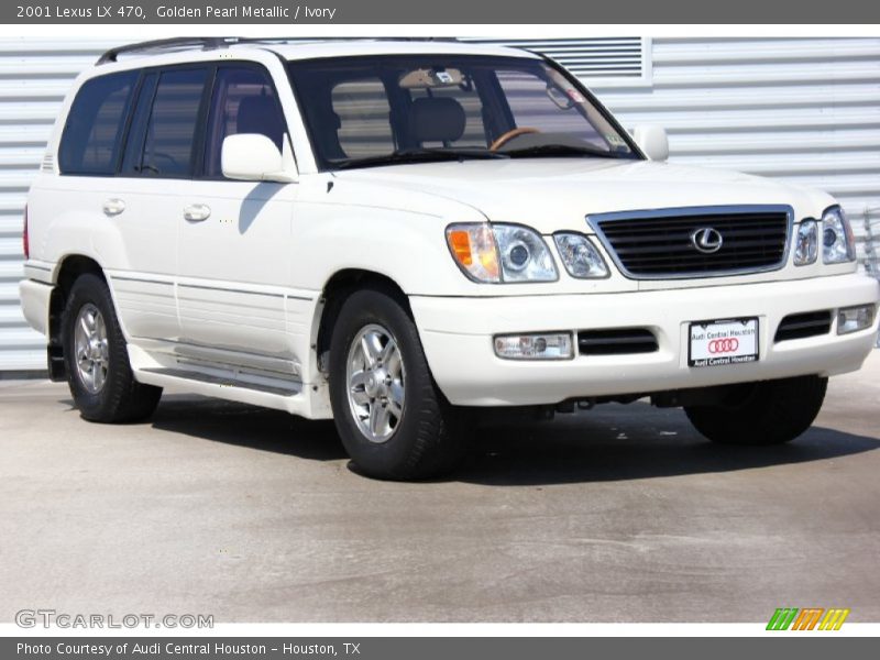 Golden Pearl Metallic / Ivory 2001 Lexus LX 470