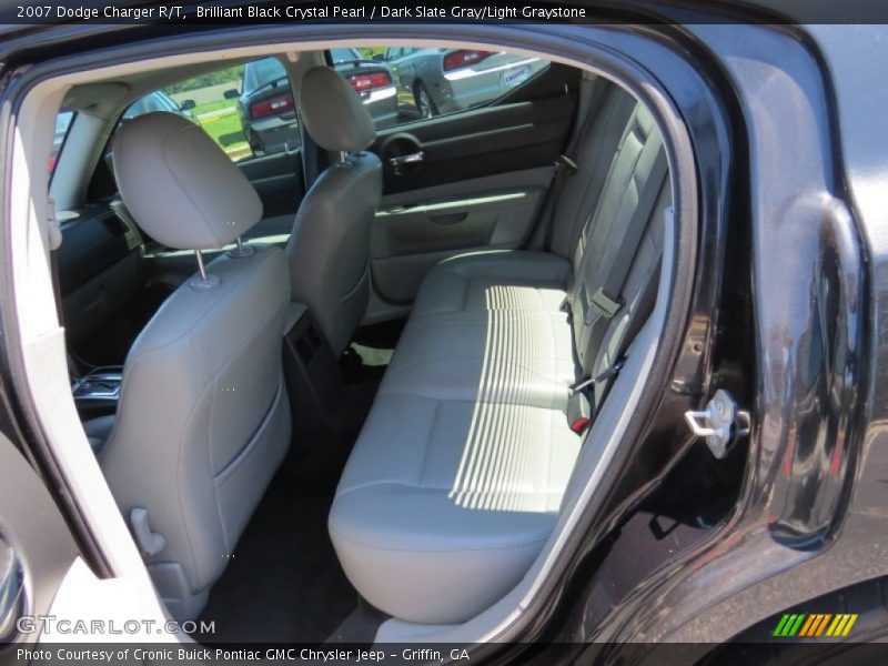 Brilliant Black Crystal Pearl / Dark Slate Gray/Light Graystone 2007 Dodge Charger R/T