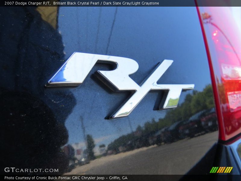 Brilliant Black Crystal Pearl / Dark Slate Gray/Light Graystone 2007 Dodge Charger R/T