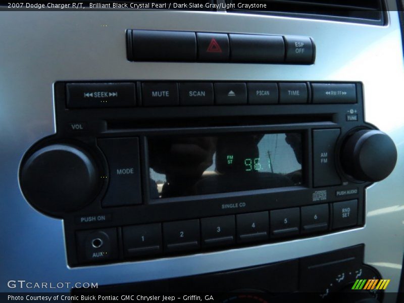 Brilliant Black Crystal Pearl / Dark Slate Gray/Light Graystone 2007 Dodge Charger R/T
