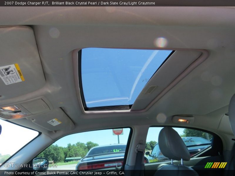 Brilliant Black Crystal Pearl / Dark Slate Gray/Light Graystone 2007 Dodge Charger R/T