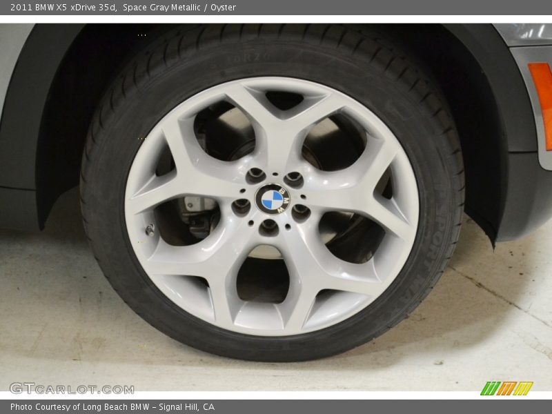 Space Gray Metallic / Oyster 2011 BMW X5 xDrive 35d