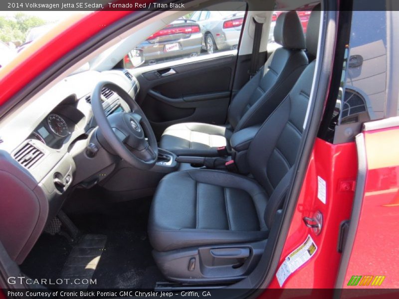Tornado Red / Titan Black 2014 Volkswagen Jetta SE Sedan