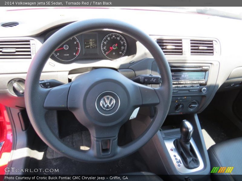 Tornado Red / Titan Black 2014 Volkswagen Jetta SE Sedan