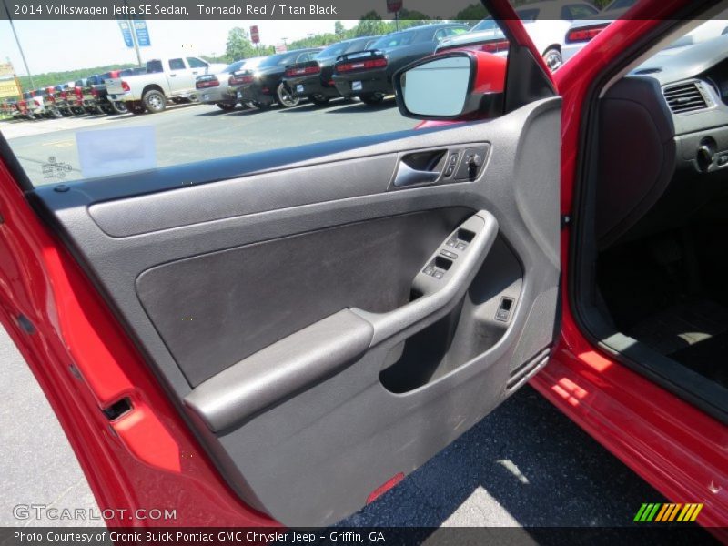 Tornado Red / Titan Black 2014 Volkswagen Jetta SE Sedan