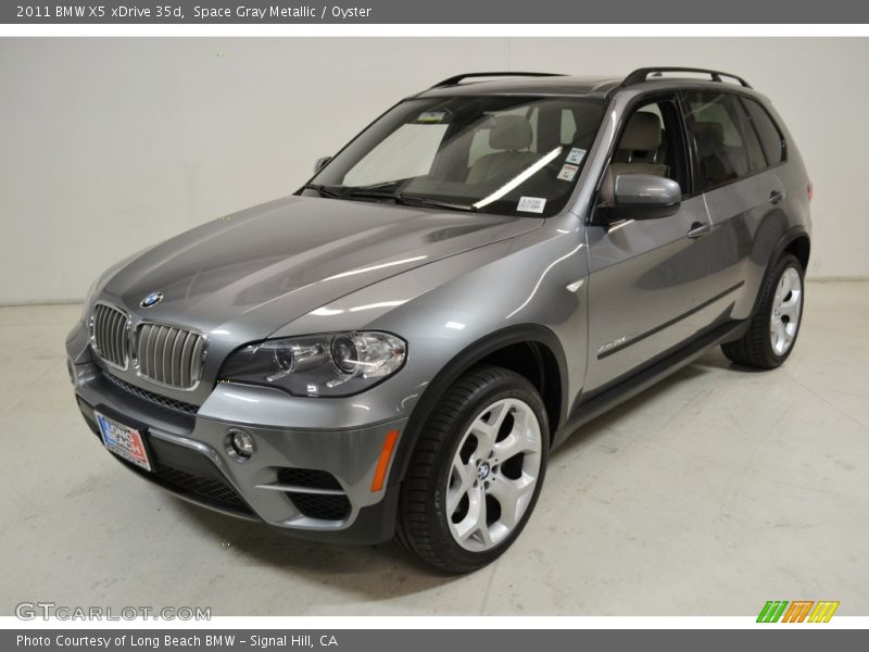 Space Gray Metallic / Oyster 2011 BMW X5 xDrive 35d