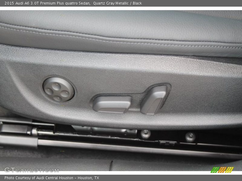 Quartz Gray Metallic / Black 2015 Audi A6 3.0T Premium Plus quattro Sedan