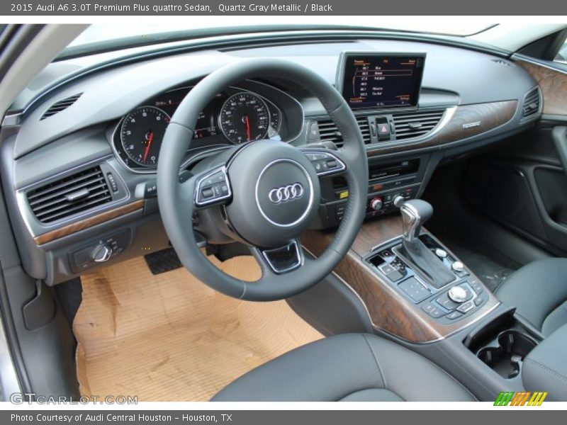  2015 A6 3.0T Premium Plus quattro Sedan Black Interior