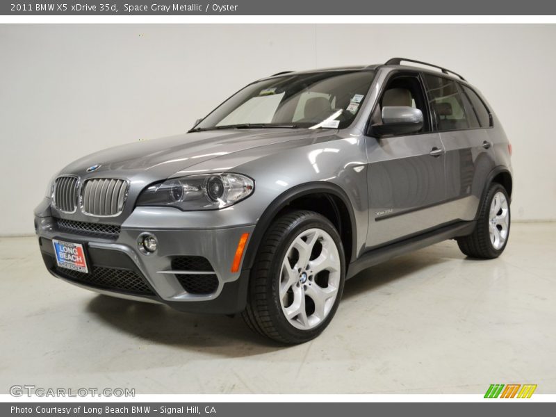 Space Gray Metallic / Oyster 2011 BMW X5 xDrive 35d