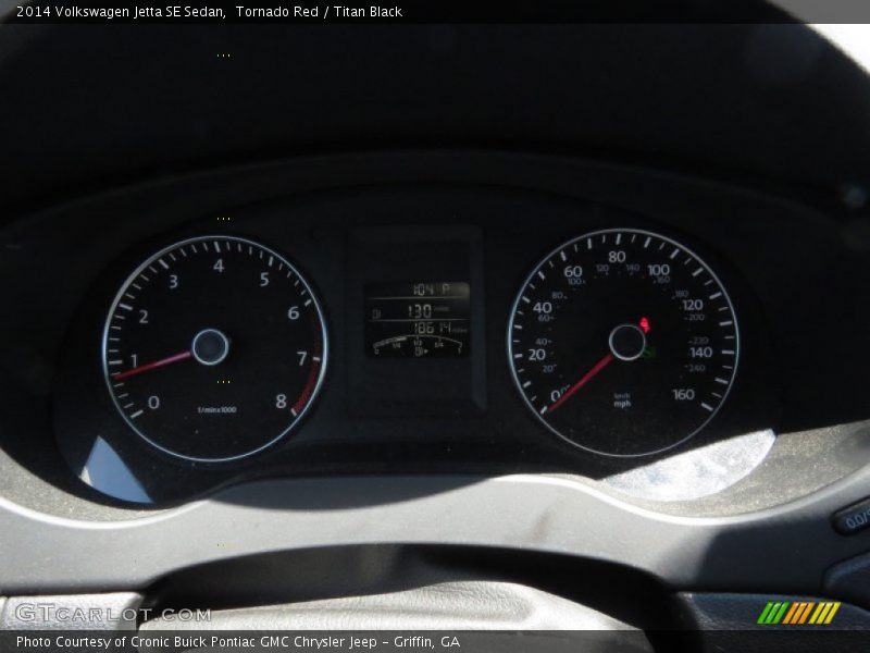 Tornado Red / Titan Black 2014 Volkswagen Jetta SE Sedan