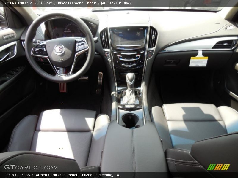 Black Diamond Tricoat / Jet Black/Jet Black 2014 Cadillac ATS 3.6L AWD