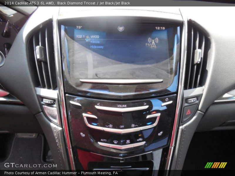 Black Diamond Tricoat / Jet Black/Jet Black 2014 Cadillac ATS 3.6L AWD