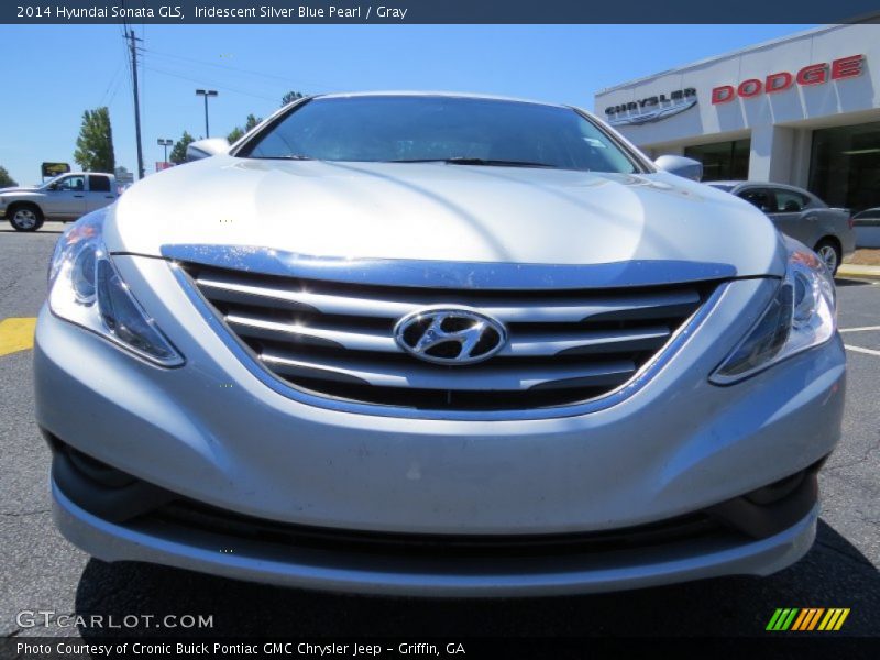 Iridescent Silver Blue Pearl / Gray 2014 Hyundai Sonata GLS