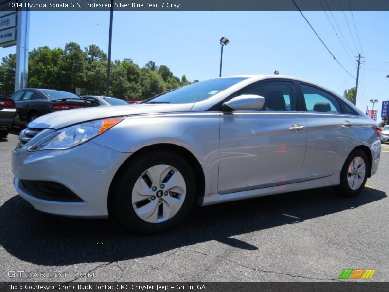 Iridescent Silver Blue Pearl / Gray 2014 Hyundai Sonata GLS