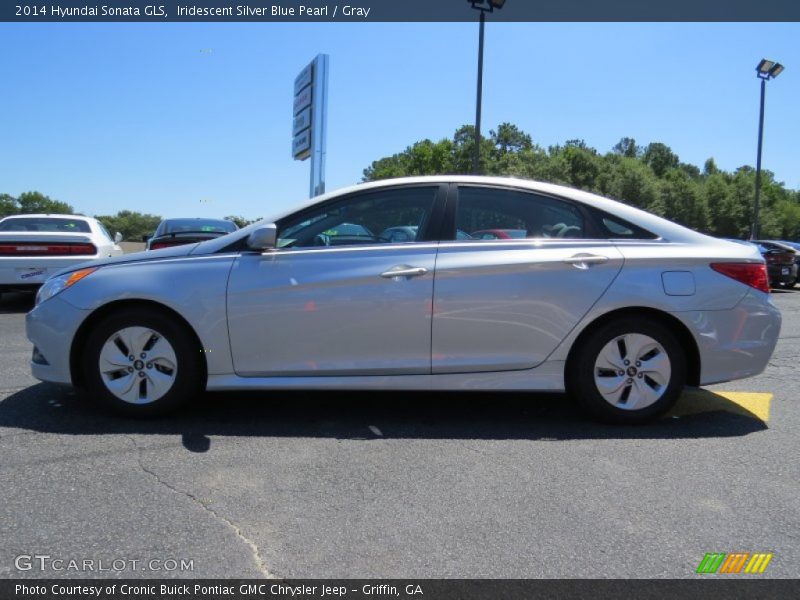 Iridescent Silver Blue Pearl / Gray 2014 Hyundai Sonata GLS