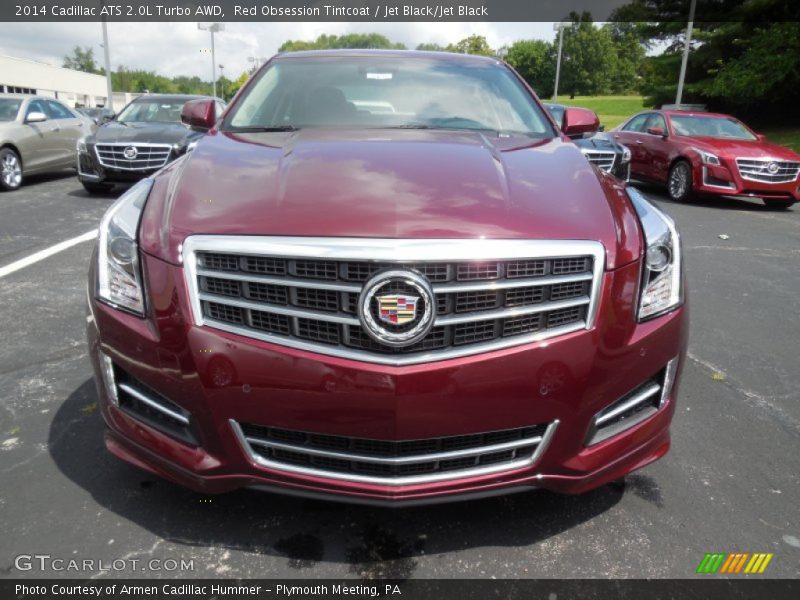 Red Obsession Tintcoat / Jet Black/Jet Black 2014 Cadillac ATS 2.0L Turbo AWD