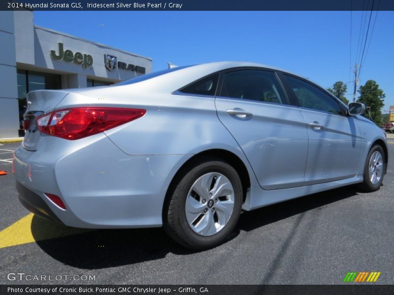Iridescent Silver Blue Pearl / Gray 2014 Hyundai Sonata GLS