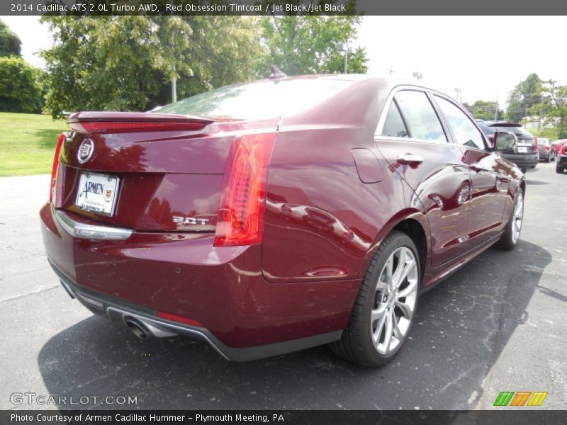 Red Obsession Tintcoat / Jet Black/Jet Black 2014 Cadillac ATS 2.0L Turbo AWD