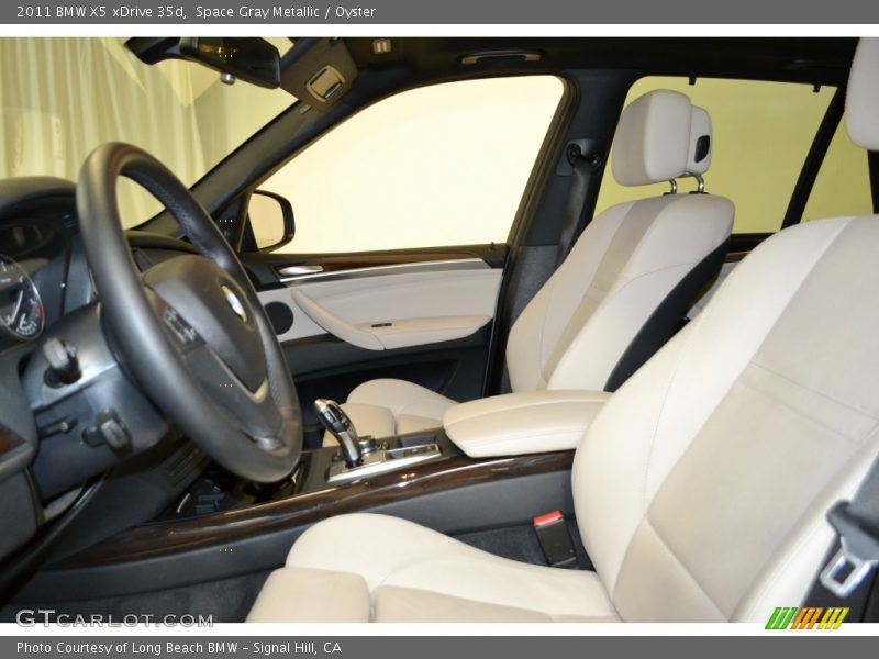 Space Gray Metallic / Oyster 2011 BMW X5 xDrive 35d