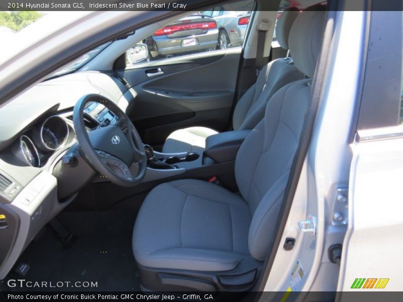 Iridescent Silver Blue Pearl / Gray 2014 Hyundai Sonata GLS