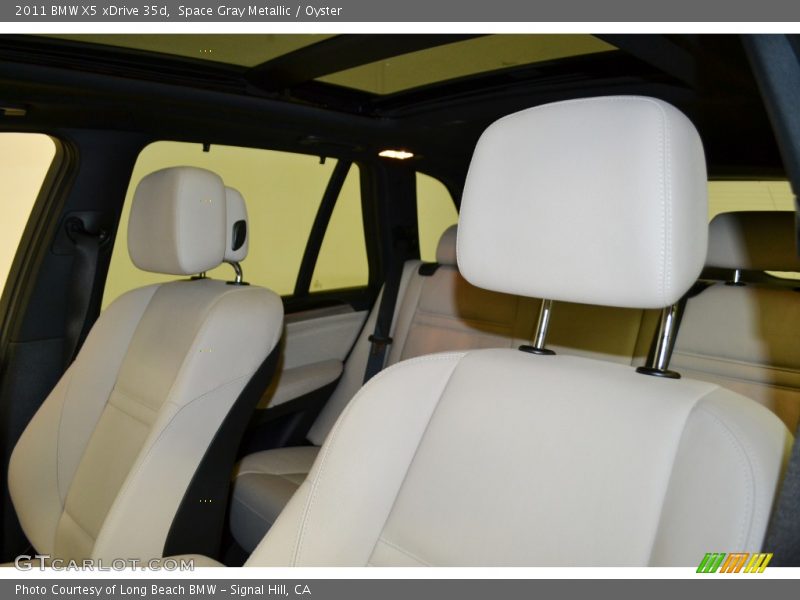 Space Gray Metallic / Oyster 2011 BMW X5 xDrive 35d