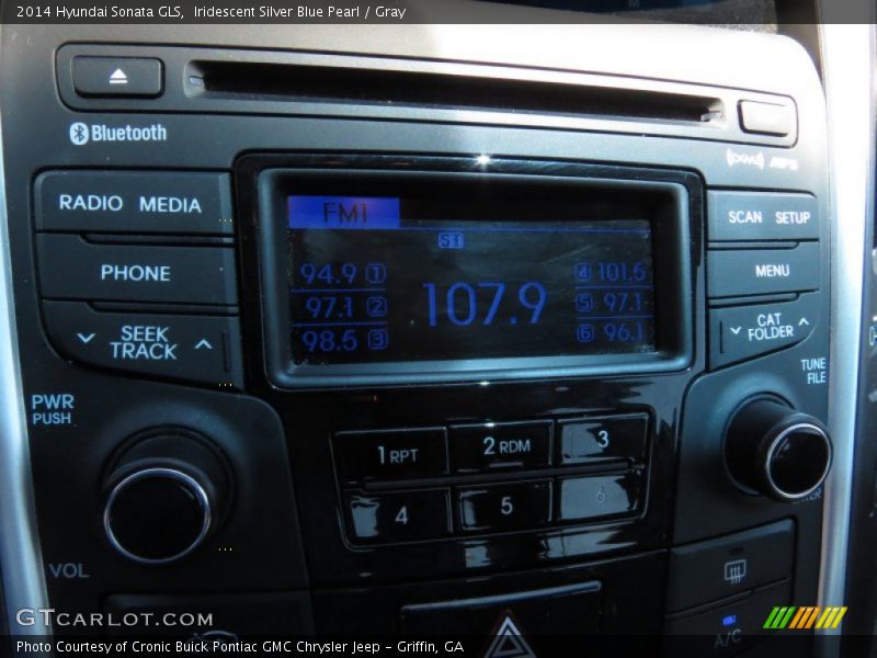 Iridescent Silver Blue Pearl / Gray 2014 Hyundai Sonata GLS