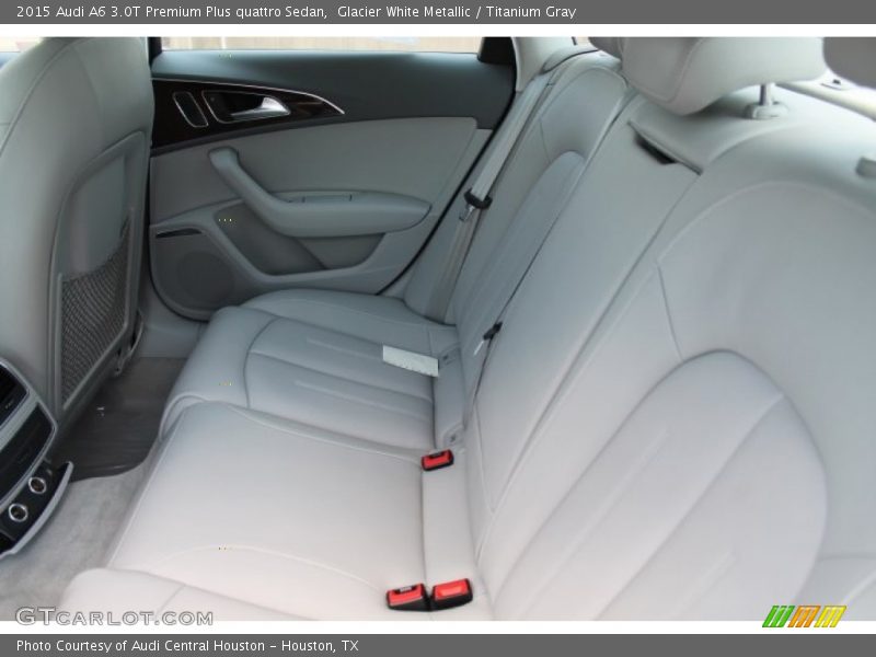 Rear Seat of 2015 A6 3.0T Premium Plus quattro Sedan