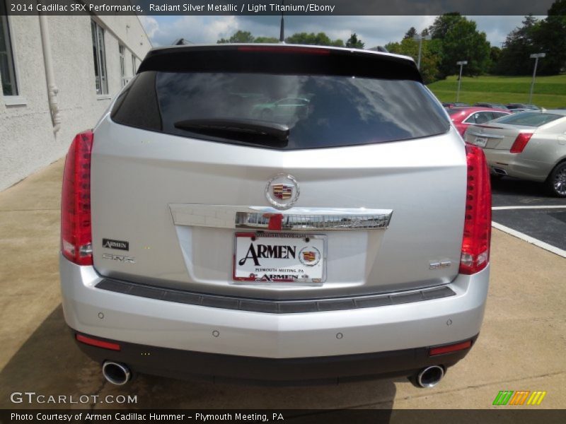 Radiant Silver Metallic / Light Titanium/Ebony 2014 Cadillac SRX Performance