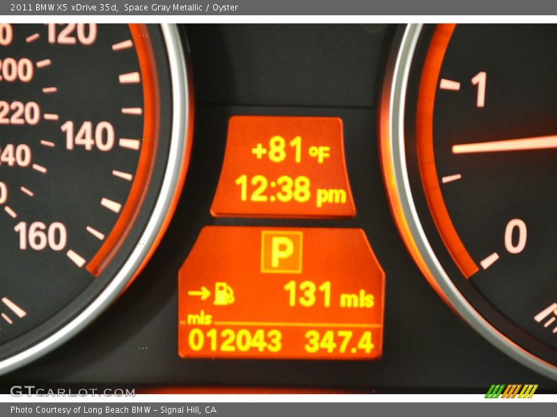 Space Gray Metallic / Oyster 2011 BMW X5 xDrive 35d