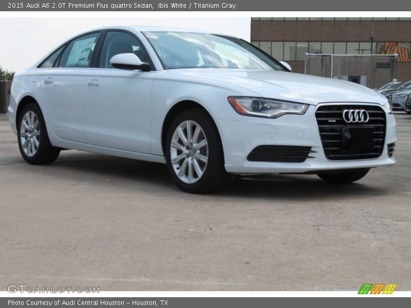 Ibis White / Titanium Gray 2015 Audi A6 2.0T Premium Plus quattro Sedan