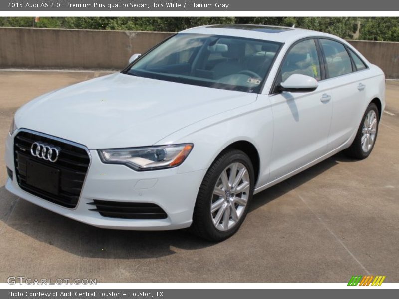 Ibis White / Titanium Gray 2015 Audi A6 2.0T Premium Plus quattro Sedan