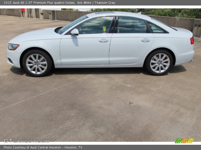 Ibis White / Titanium Gray 2015 Audi A6 2.0T Premium Plus quattro Sedan