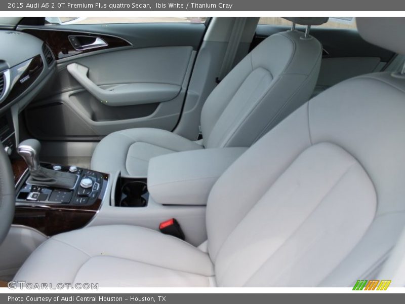 Ibis White / Titanium Gray 2015 Audi A6 2.0T Premium Plus quattro Sedan