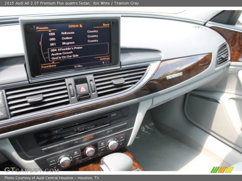 Ibis White / Titanium Gray 2015 Audi A6 2.0T Premium Plus quattro Sedan