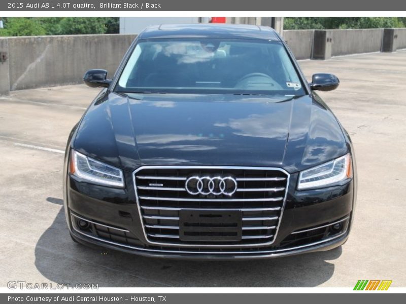 Brilliant Black / Black 2015 Audi A8 L 4.0T quattro