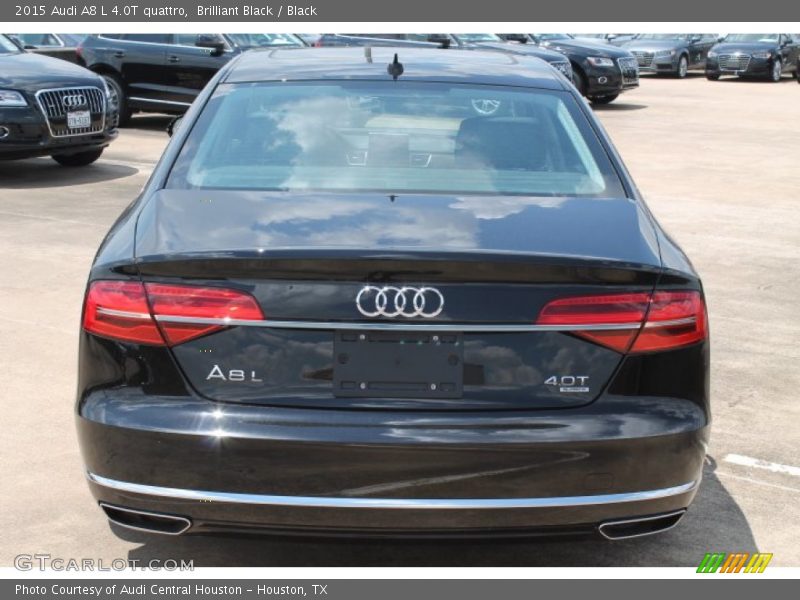 Brilliant Black / Black 2015 Audi A8 L 4.0T quattro