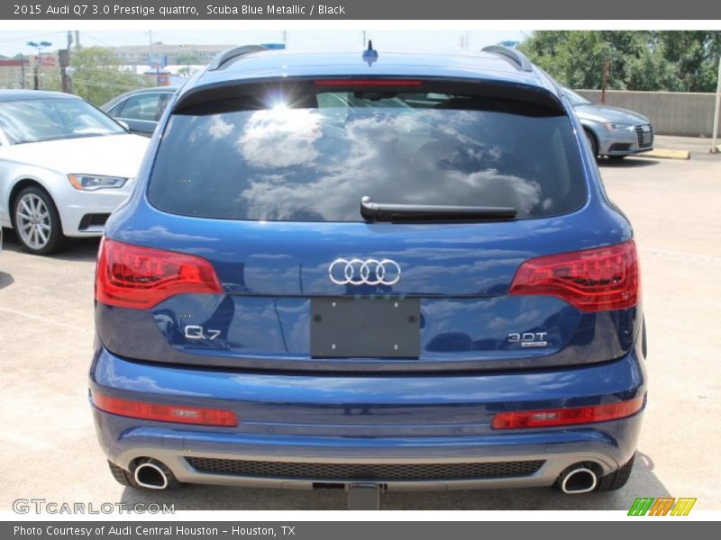 Scuba Blue Metallic / Black 2015 Audi Q7 3.0 Prestige quattro