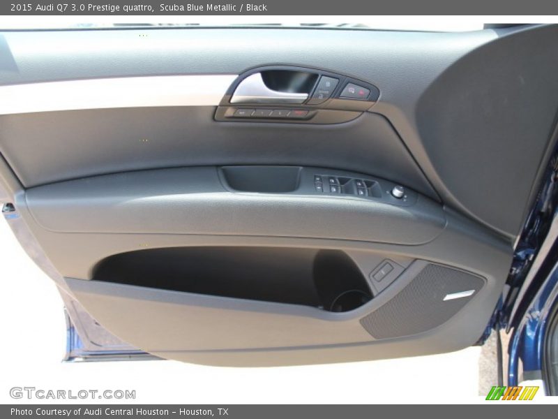 Scuba Blue Metallic / Black 2015 Audi Q7 3.0 Prestige quattro
