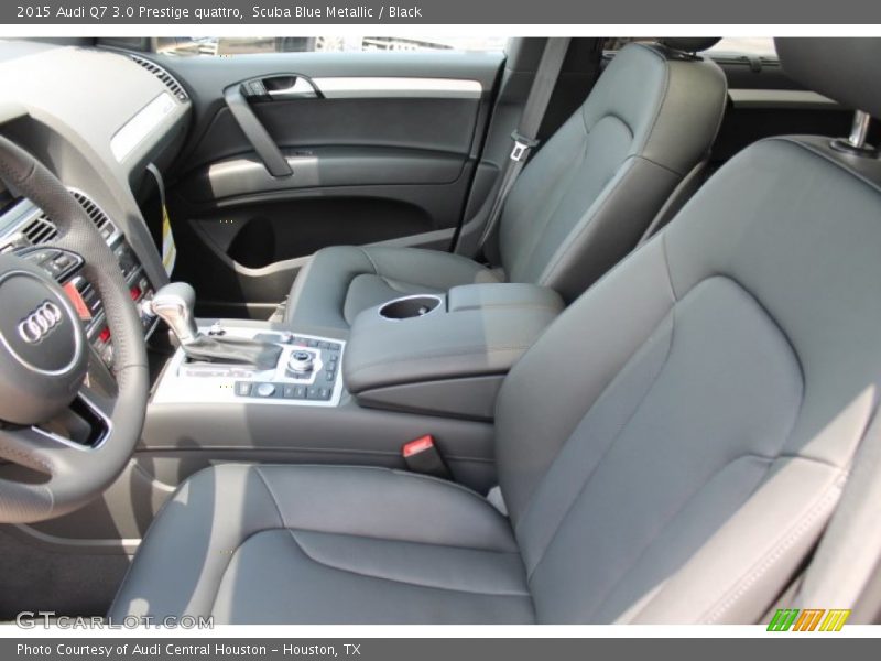 Scuba Blue Metallic / Black 2015 Audi Q7 3.0 Prestige quattro