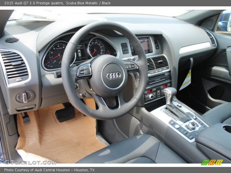 Scuba Blue Metallic / Black 2015 Audi Q7 3.0 Prestige quattro