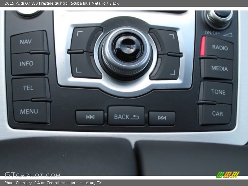 Scuba Blue Metallic / Black 2015 Audi Q7 3.0 Prestige quattro