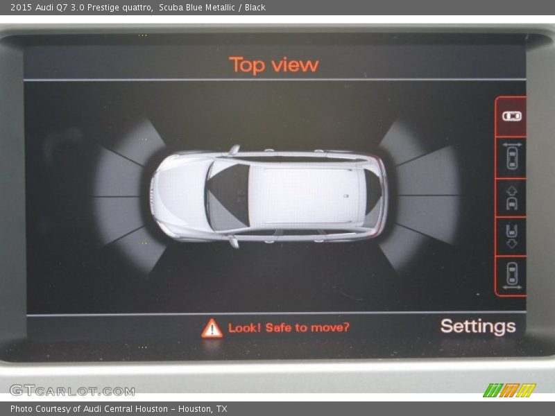 Scuba Blue Metallic / Black 2015 Audi Q7 3.0 Prestige quattro