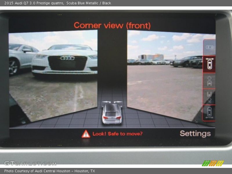 Scuba Blue Metallic / Black 2015 Audi Q7 3.0 Prestige quattro