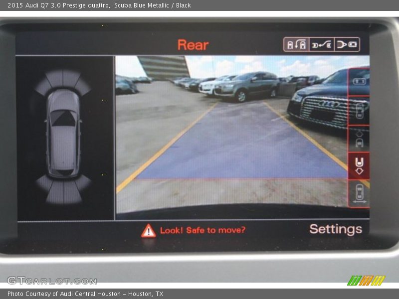 Scuba Blue Metallic / Black 2015 Audi Q7 3.0 Prestige quattro