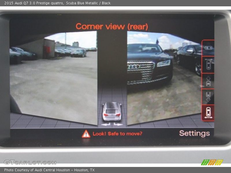Scuba Blue Metallic / Black 2015 Audi Q7 3.0 Prestige quattro