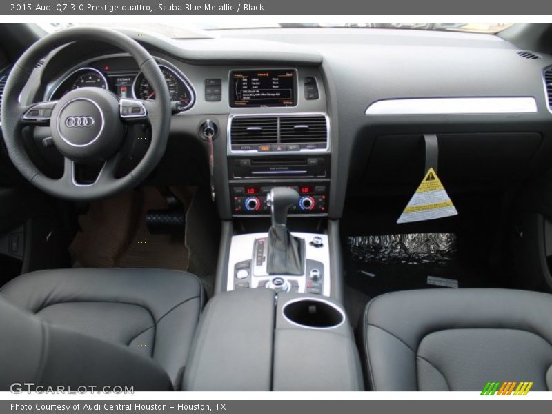 Scuba Blue Metallic / Black 2015 Audi Q7 3.0 Prestige quattro