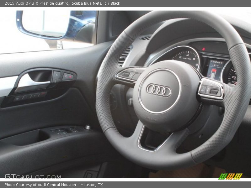 Scuba Blue Metallic / Black 2015 Audi Q7 3.0 Prestige quattro